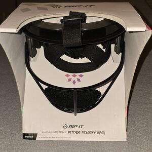 RIP-IT Classic Softball Defense Fielder's Mask Adjustable Youth Black
